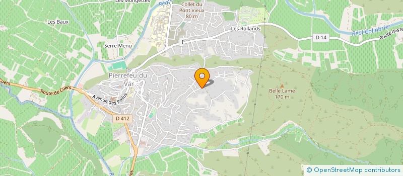 localisation de l'entreprise MONSIEUR FABRICE ROQUES  PIERREFEU-DU-VAR