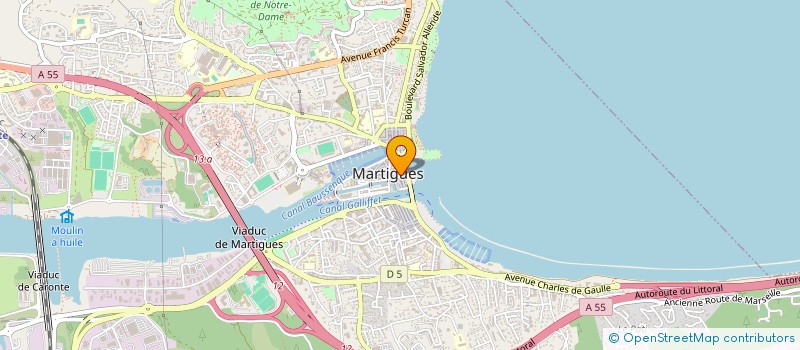 localisation de l'entreprise MONSIEUR FABRICE ROQUES à MARTIGUES