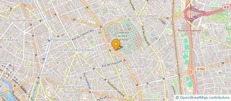 localisation de l'entreprise MONSIEUR FABRICE ROSA  PARIS