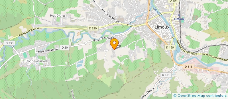 localisation de l'entreprise MONSIEUR FABRICE ROSICH  LIMOUX