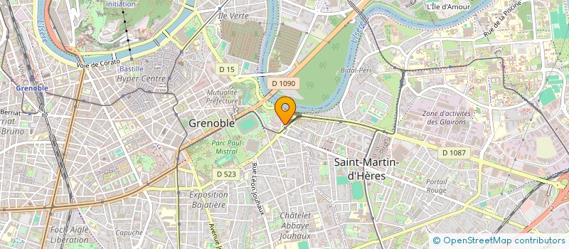 localisation de l'entreprise MONSIEUR FABRICE ROSIN  GRENOBLE