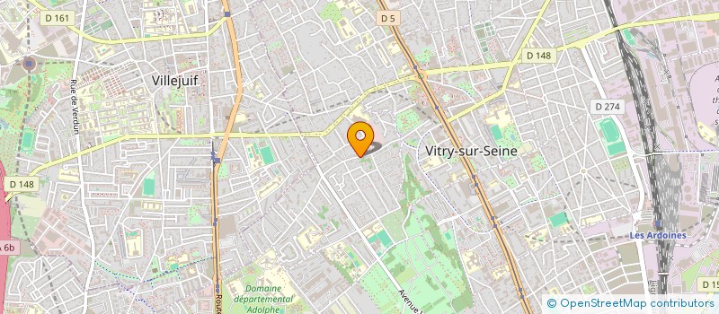 localisation de l'entreprise MONSIEUR FABRICE ROSZCZKA  VITRY-SUR-SEINE
