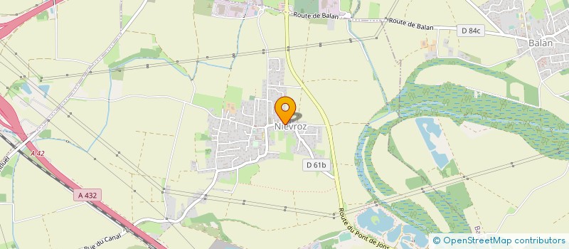 localisation de l'entreprise MONSIEUR FABRICE ROUDADOUX  NIEVROZ