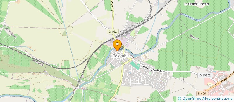 localisation de l'entreprise MONSIEUR FABRICE ROUMAGNAC à COLOMBIERS