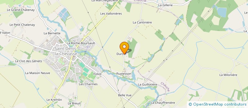 localisation de l'entreprise MONSIEUR FABRICE ROUSSEAU à SAINT-DENIS-LA-CHEVASSE