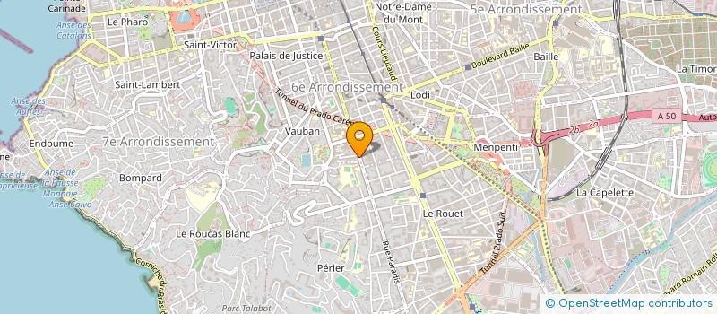 localisation de l'entreprise MONSIEUR FABRICE ROUSSEAU à MARSEILLE