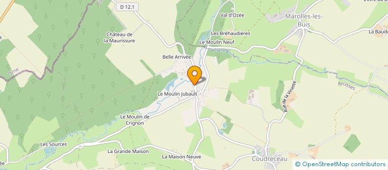 localisation de l'entreprise MONSIEUR FABRICE ROUSSEAU à ARCISSES