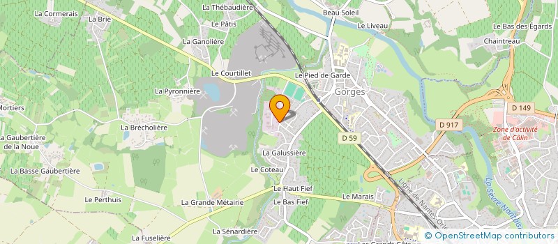 localisation de l'entreprise MONSIEUR FABRICE ROY à GORGES