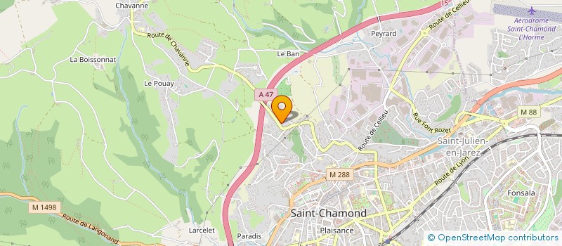 localisation de l'entreprise MONSIEUR FABRICE ROYET à SAINT-CHAMOND