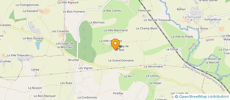 localisation de l'entreprise MONSIEUR FABRICE RUELLAND à IFFENDIC