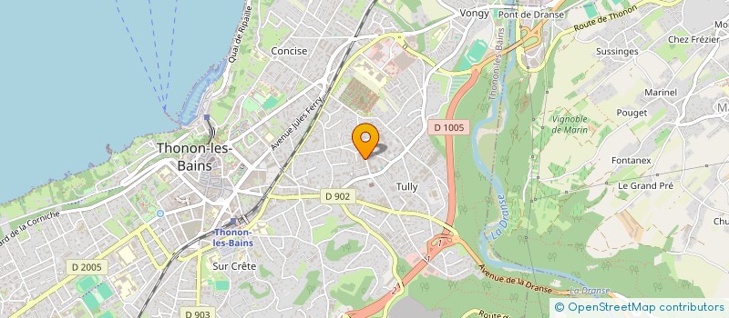 localisation de l'entreprise MONSIEUR FABRICE RUIZ à THONON-LES-BAINS