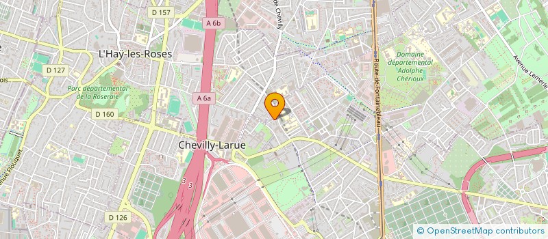 localisation de l'entreprise MONSIEUR FABRICE RUQUIER  CHEVILLY-LARUE