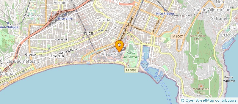 localisation de l'entreprise MONSIEUR FABRICE RUSSO à NICE