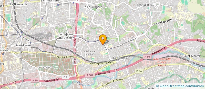 localisation de l'entreprise MONSIEUR FABRICE SABATIER à MARSEILLE