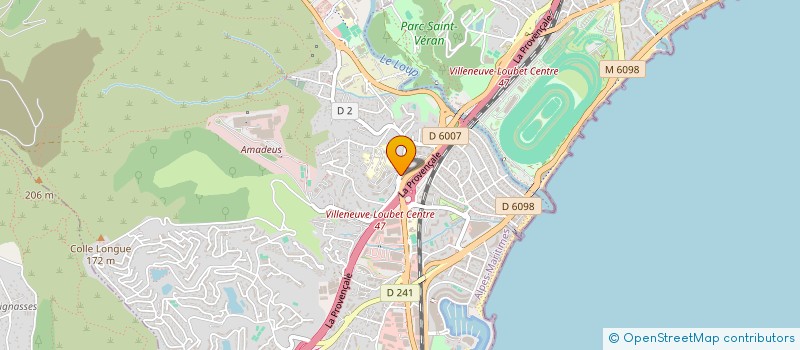 localisation de l'entreprise MONSIEUR FABRICE SABATY  VILLENEUVE-LOUBET