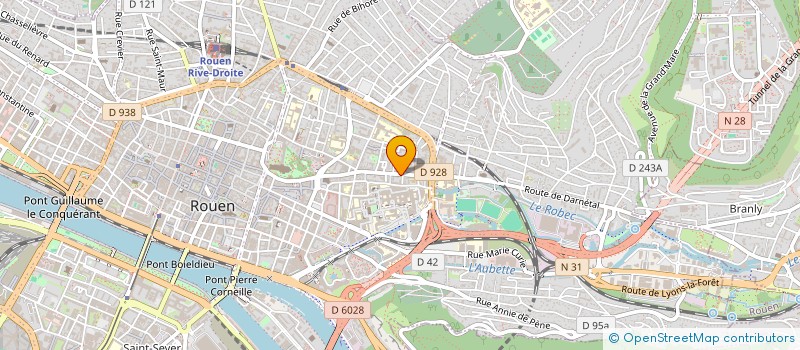 localisation de l'entreprise MONSIEUR FABRICE SAILLARD  ROUEN