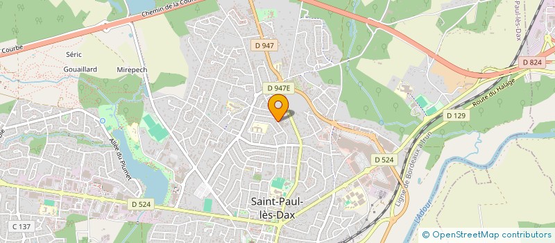 localisation de l'entreprise MONSIEUR FABRICE SAINT AMON à SAINT-PAUL-LES-DAX