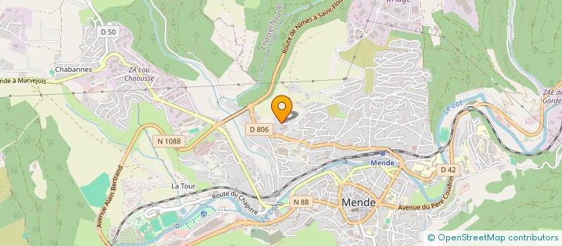 localisation de l'entreprise MONSIEUR FABRICE SAINT-LEGER  MONTS-DE-RANDON