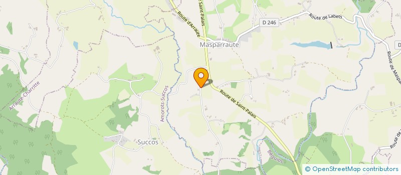 localisation de l'entreprise MONSIEUR FABRICE SALIN  MASPARRAUTE