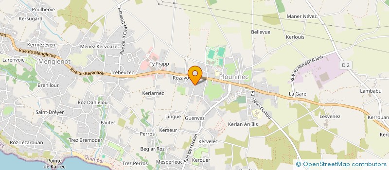 localisation de l'entreprise MONSIEUR FABRICE SALVATONI  PLOUHINEC