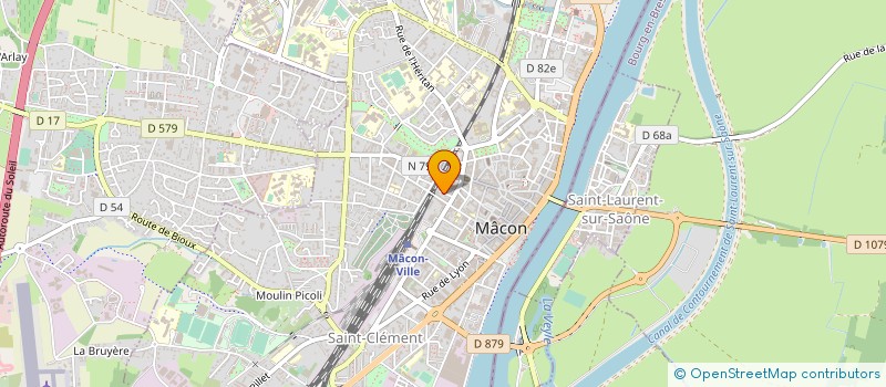 localisation de l'entreprise MONSIEUR FABRICE SALVI à MACON