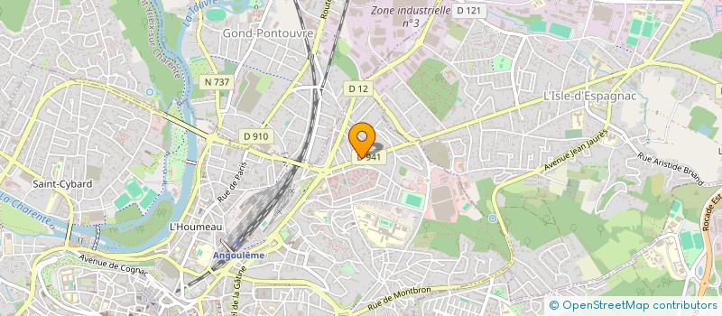 localisation de l'entreprise MONSIEUR FABRICE SALZAT à ANGOULEME