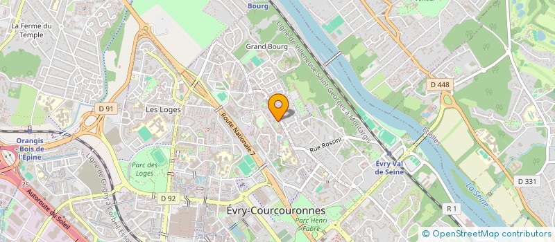 localisation de l'entreprise MONSIEUR FABRICE SAMBA MBAKI  EVRY-COURCOURONNES