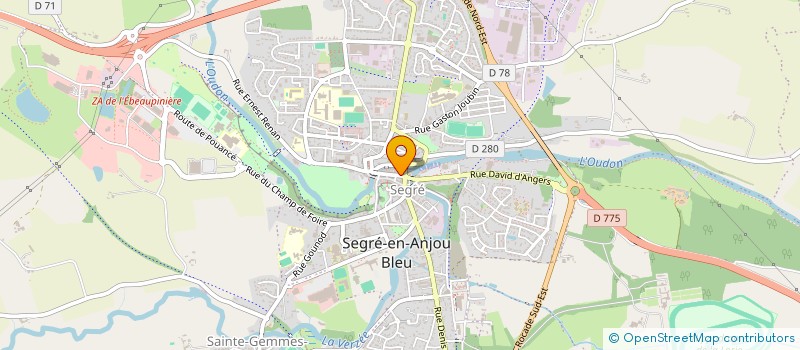 localisation de l'entreprise MONSIEUR FABRICE SANCHO  SEGRE-EN-ANJOU BLEU