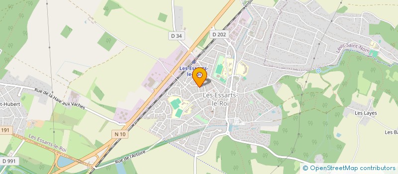 localisation de l'entreprise MONSIEUR FABRICE SAPHORES  LES ESSARTS-LE-ROI