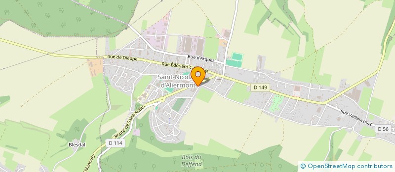 localisation de l'entreprise MONSIEUR FABRICE SAUNIER  SAINT-NICOLAS-D'ALIERMONT