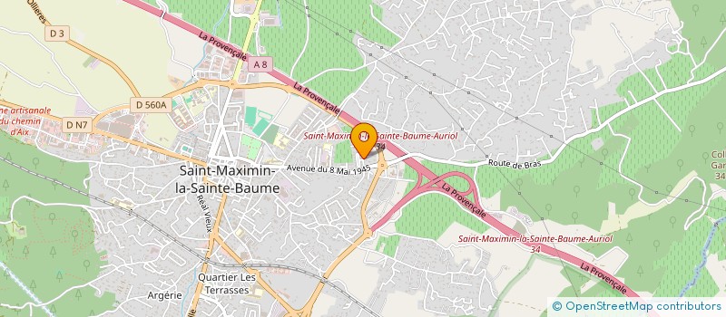 localisation de l'entreprise MONSIEUR FABRICE SAUVANT à SAINT-MAXIMIN-LA-SAINTE-BAUME