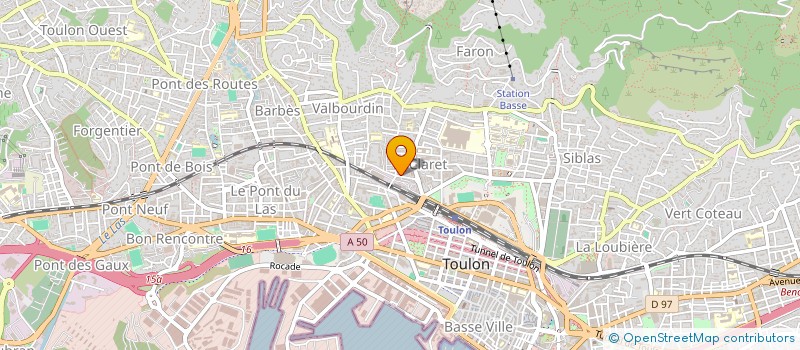 localisation de l'entreprise MONSIEUR FABRICE SCARANTINO  TOULON