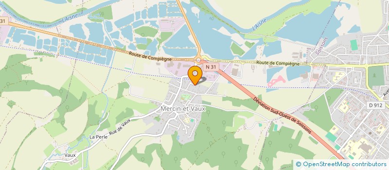 localisation de l'entreprise MONSIEUR FABRICE SCHELLEBROODT  MERCIN-ET-VAUX