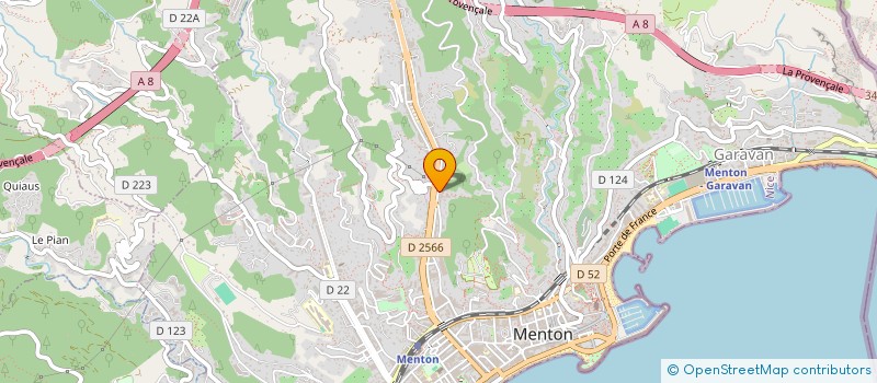 localisation de l'entreprise MONSIEUR FABRICE SCHMITT à MENTON