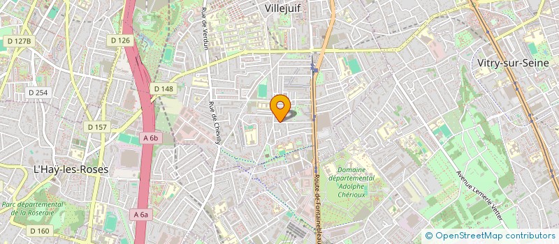localisation de l'entreprise MONSIEUR FABRICE SCHOETTEL à VILLEJUIF