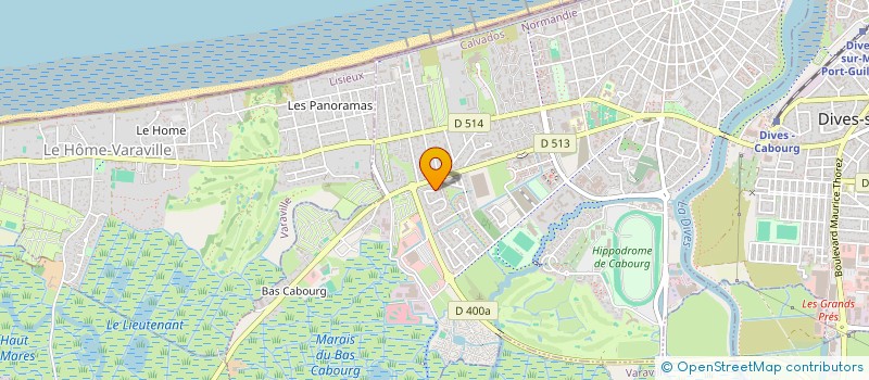 localisation de l'entreprise MONSIEUR FABRICE SCHOPP  CABOURG