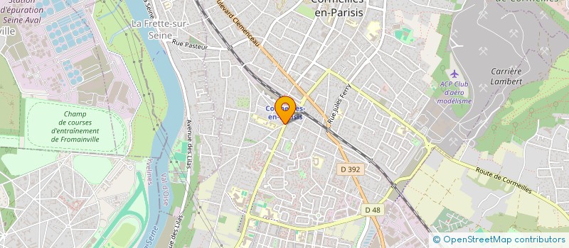 localisation de l'entreprise MONSIEUR FABRICE SCHWINGROUBER-MAZET  CORMEILLES-EN-PARISIS