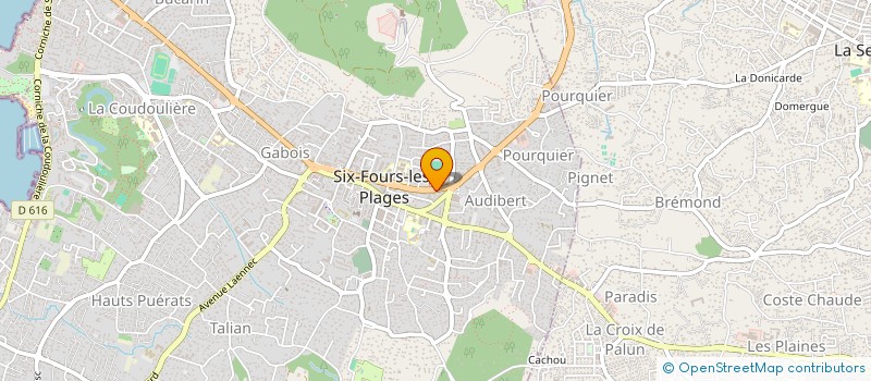 localisation de l'entreprise MONSIEUR FABRICE SEASSAU à SIX-FOURS-LES-PLAGES
