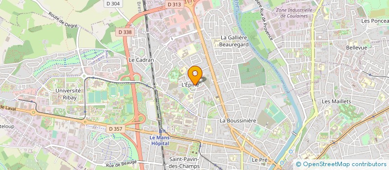 localisation de l'entreprise MONSIEUR FABRICE SEELEITER à LE MANS