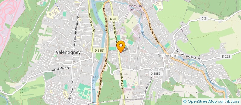 localisation de l'entreprise MONSIEUR FABRICE SEGALOTTI  SELONCOURT