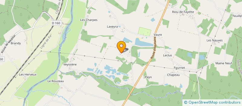 localisation de l'entreprise MONSIEUR FABRICE SEGONZAC à ECHOURGNAC