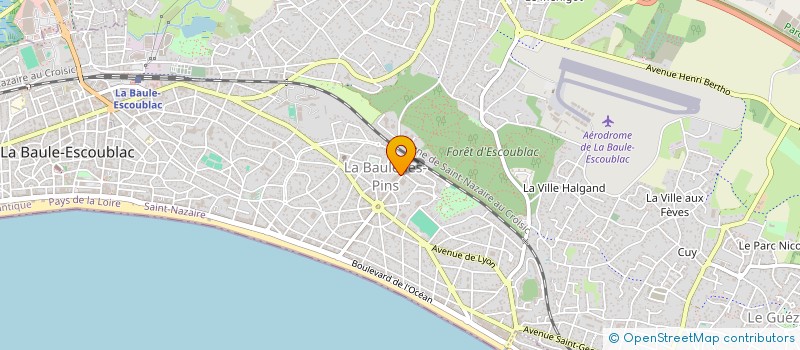 localisation de l'entreprise MONSIEUR FABRICE SELIER à LA BAULE-ESCOUBLAC