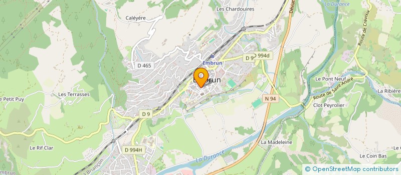 localisation de l'entreprise MONSIEUR FABRICE SERGENT  EMBRUN