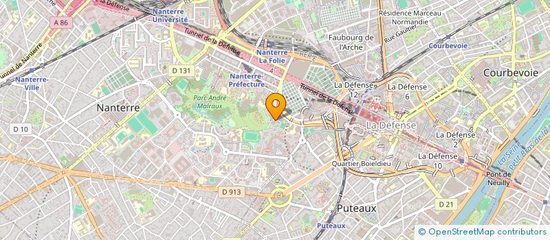 localisation de l'entreprise MONSIEUR FABRICE SERI  NANTERRE