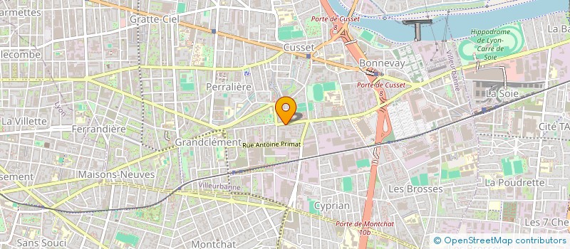 localisation de l'entreprise MONSIEUR FABRICE SERVIERE  VILLEURBANNE