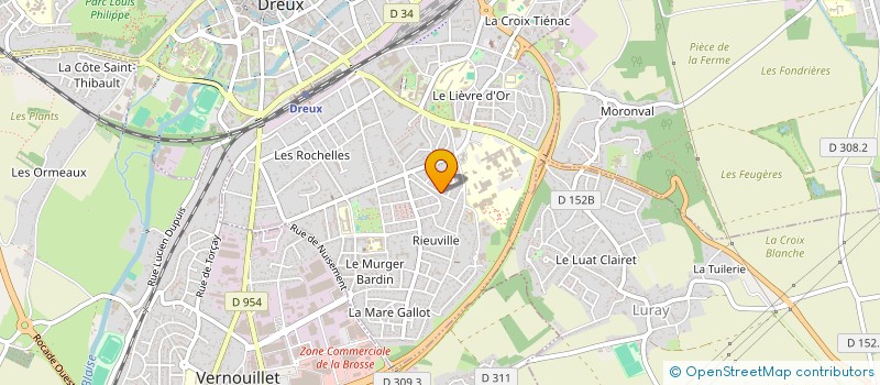 localisation de l'entreprise MONSIEUR FABRICE SESSOU à DREUX