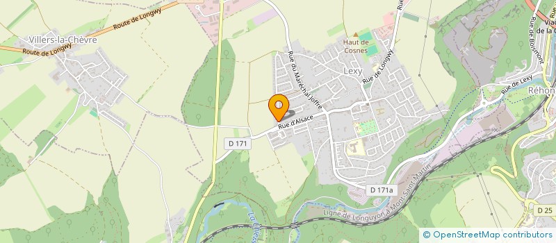 localisation de l'entreprise MONSIEUR FABRICE SILIGHINI  LEXY