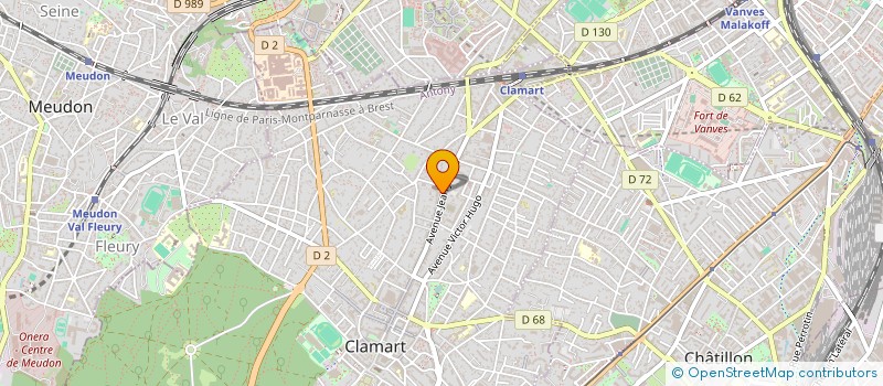 localisation de l'entreprise MONSIEUR FABRICE SIMON à CLAMART