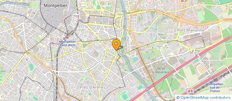 localisation de l'entreprise MONSIEUR FABRICE SIRIEX à MONTPELLIER