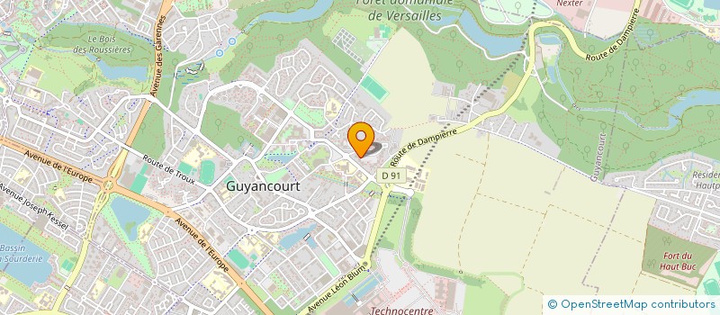 localisation de l'entreprise MONSIEUR FABRICE SMADJA  GUYANCOURT